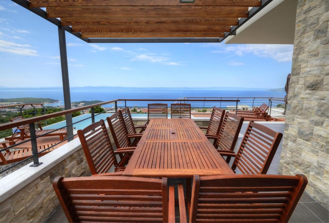Villa View A Luxury Villa In Makarska, Heated Private Pool, Jacuzzi, Gym Exterior foto