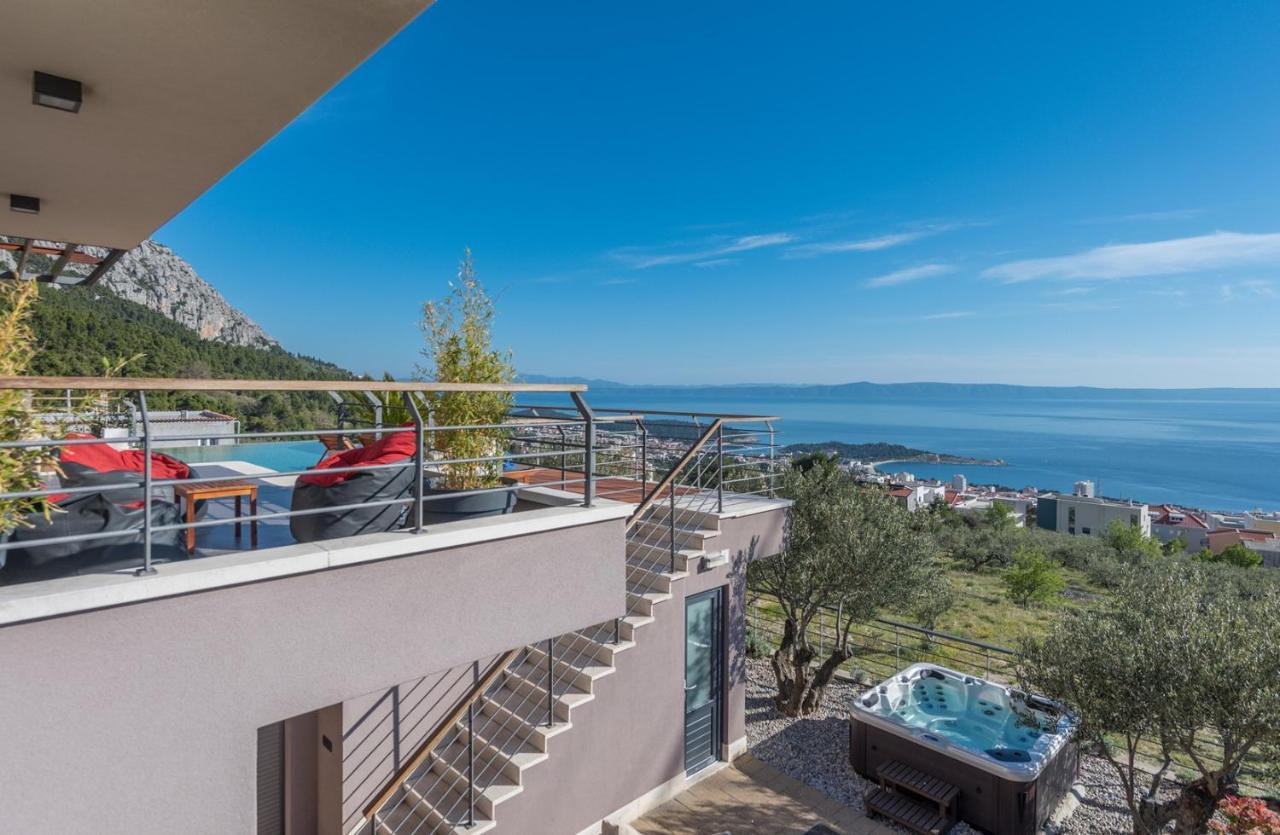 Villa View A Luxury Villa In Makarska, Heated Private Pool, Jacuzzi, Gym Exterior foto