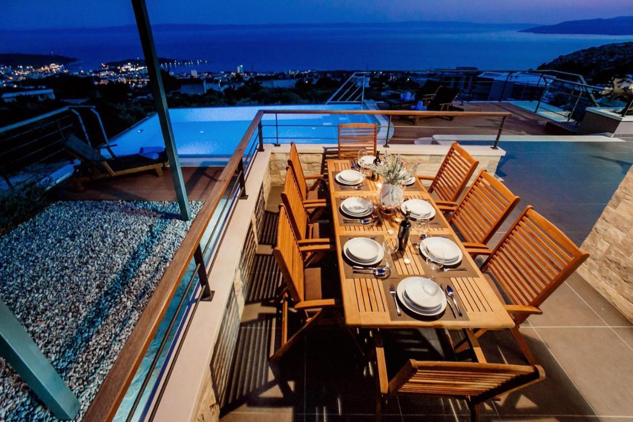 Villa View A Luxury Villa In Makarska, Heated Private Pool, Jacuzzi, Gym Exterior foto